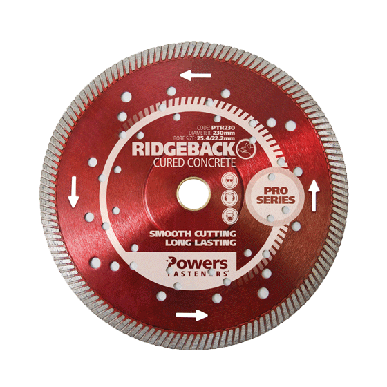 turbo rim concrete cutting blades